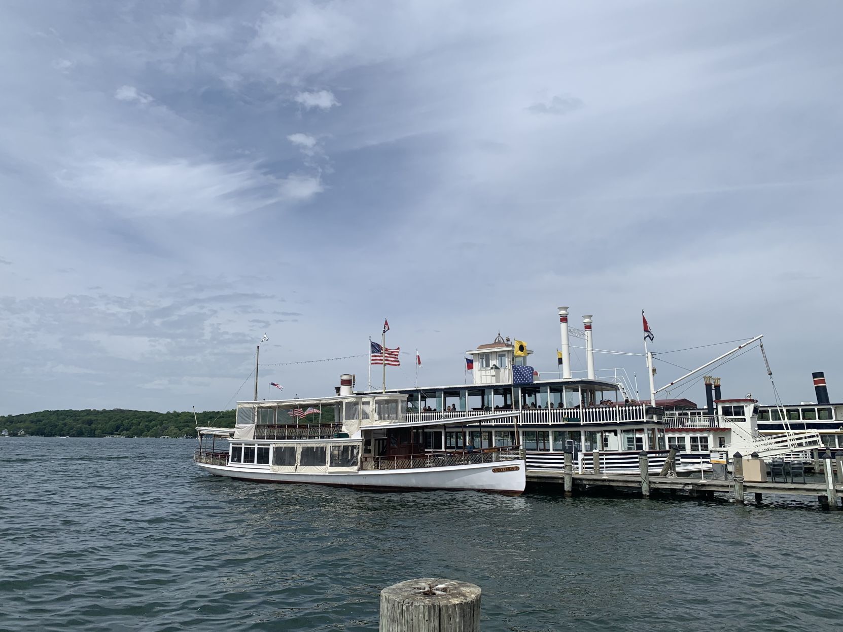 The boats are out